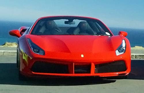 Chauffeur Trips Ferrari 488 Pista