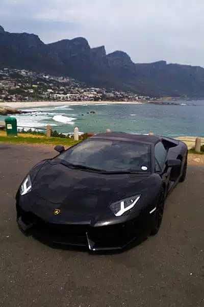 sports cars chauffeur trips black lamborghini huracan